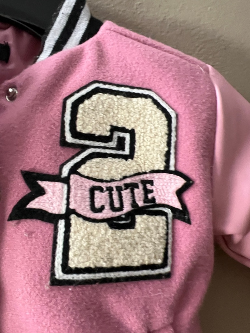 NYC Pink and Black Logo Labeled Jacket - Picture 5 of 6